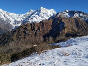Chaukhamba Peak from Budha Madhmaheshwar
