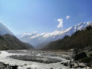 Wide glacial valley