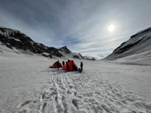 Panpatia Glacier campsite