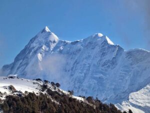 Mount Trishul from Brahmatal